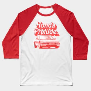 Honda Prelude (Red) /// Original Retro Design Baseball T-Shirt